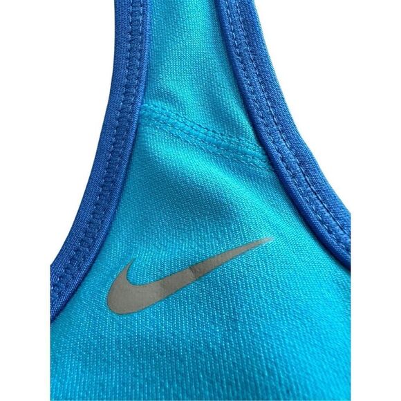 Nike Womens Tank Top Built in Bra Size S Blue Jogging Gym Training Sports size S - Picture 2 of 6